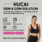 Custom Women's Mesh Panel V-Neck Sports Bra | OEM Activewear Manufacturer