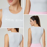 Custom Women's Sleeveless Cooling Training Tank | OEM Activewear Manufacturer