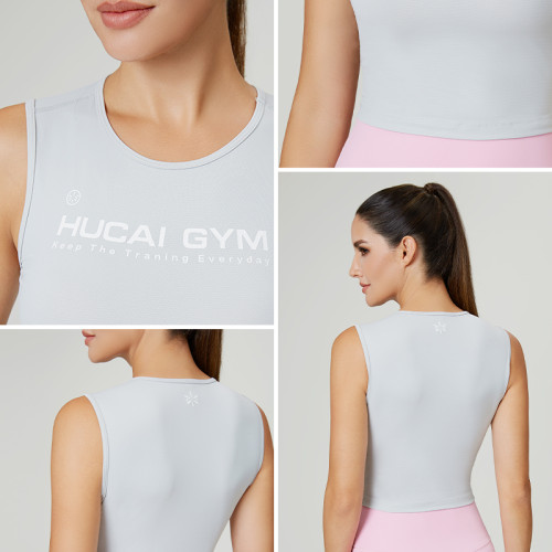 Custom Women's Sleeveless Cooling Training Tank | OEM Activewear Manufacturer