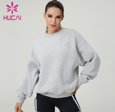 Custom Women's Classic crewneck Midweight Athleisure Sweatshirt | OEM Activewear Manufacturer