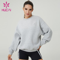 Custom Women's Classic crewneck Midweight Athleisure Sweatshirt | OEM Activewear Manufacturer