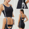 Custom Women's 2-in-1 Contrast Panel Tennis Dress with Removable Apron | OEM Activewear Manufacturer