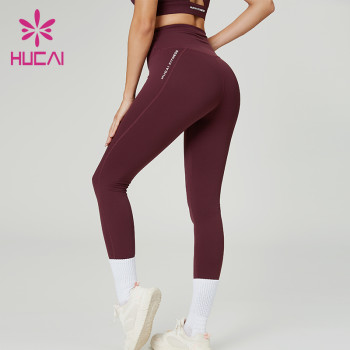 Custom Brushed Fabric High-Waist Yoga Leggings Manufacturer | OEM Women's Activewear
