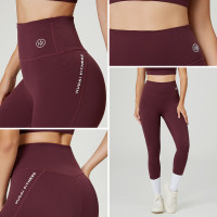 Custom Brushed Fabric High-Waist Yoga Leggings Manufacturer | OEM Women's Activewear