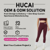 Custom Brushed Fabric High-Waist Yoga Leggings Manufacturer | OEM Women's Activewear
