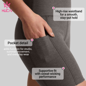 Custom 7-Inch High Waisted Bike Shorts for Women's Training Collections