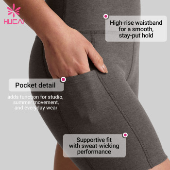 Custom 7-Inch High Waisted Bike Shorts for Women's Training Collections