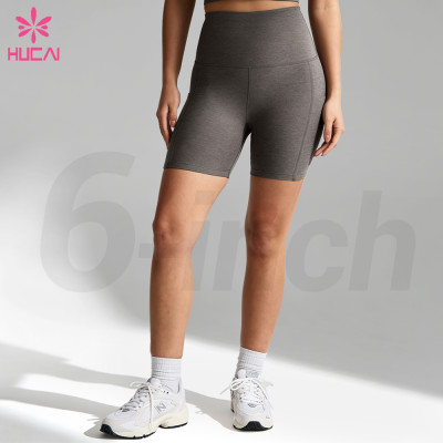 Custom 6-Inch Biker Shorts with Pockets | Activewear Manufacturer