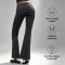 Custom High Waisted Flare Leggings for Women's Sportswear Brands