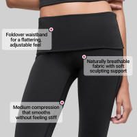 Custom High Waisted Flare Leggings for Women's Sportswear Brands
