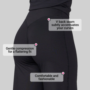 Custom Straight Wide Leg Leggings for Women's Sportswear Brands