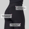 Custom Straight Wide Leg Leggings for Women's Sportswear Brands