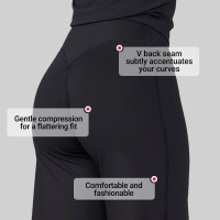 Custom Straight Wide Leg Leggings for Women's Sportswear Brands