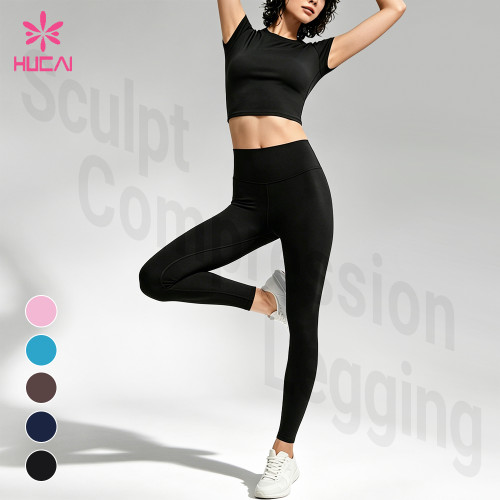 Custom Sculpt Compression Leggings for Women's Sportswear Brands