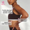 Custom Double Strap Contrast Sports Bra for Women's Activewear Brands