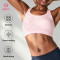 Custom Scoop Neck Medium Support Sports Bra for Women's Sportswear Brands