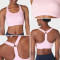 Custom Scoop Neck Medium Support Sports Bra for Women's Sportswear Brands