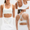 Custom Cross Back Medium Support Sports Bra for Activewear Brands