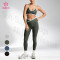 Custom Soft-Support Yoga Bra and High Rise Leggings Set for Women's Activewear Brands