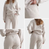 Custom Half-Zip Sweatshirt and Sweatpant Set for Women's Athleisure Brands