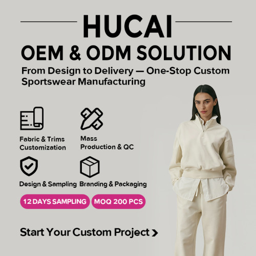 Custom Half-Zip Sweatshirt and Sweatpant Set for Women's Athleisure Brands