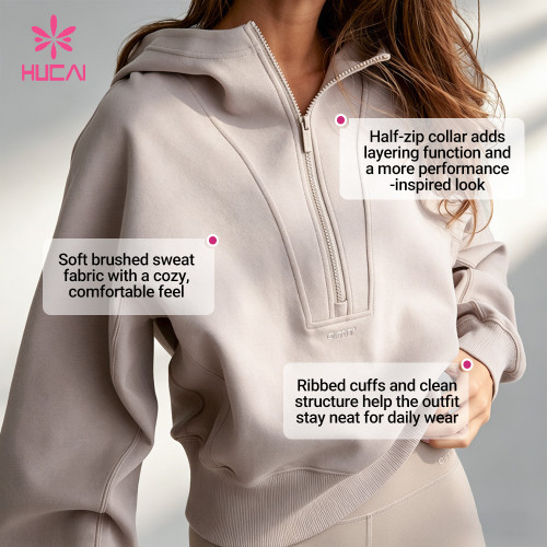 Custom Clean Everyday Sweatshirt and Straight-Leg Sweatpants Set for Women's Brands