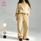 Custom Smart Casual Pintuck Sweat Set for Women's Athleisure Brands