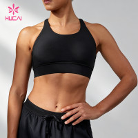 Custom Medium Support Running Sports Bra for Women's Sportswear Brands