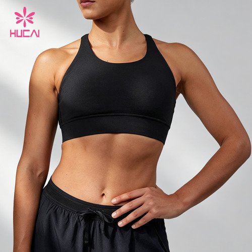 Custom Medium Support Running Sports Bra for Women's Sportswear Brands