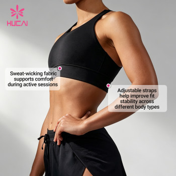 Custom Medium Support Running Sports Bra for Women's Sportswear Brands