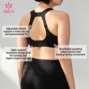 Custom High Support Racerback Sports Bra for Women's Sportswear