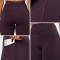 Custom High-Rise Pocket Running Bike Shorts for Women's Sportswear