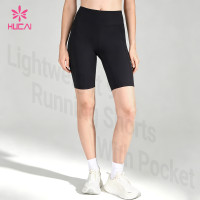 Custom Lightweight 9-Inch Running Shorts with Pockets for Women