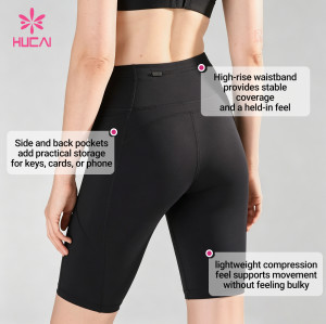 Custom Lightweight 9-Inch Running Shorts with Pockets for Women