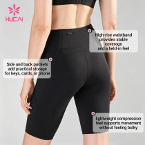 Custom Lightweight 9-Inch Running Shorts with Pockets for Women