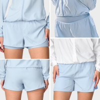 Custom Lightweight Running Jacket and Shorts Set for Women