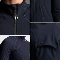 Custom Quick-Dry Zip Front Training Jacket for Women's Sportswear