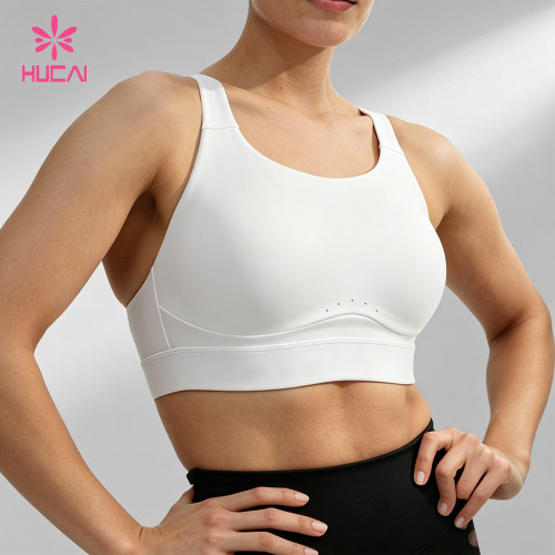 Custom Breathable High Support Sports Bra for Women's Sportswear Brand