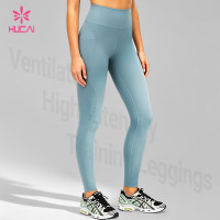 Custom Ventilated High-Waist Training Leggings with Pockets for Women