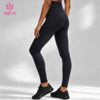 Custom Ventilated High-Waist Training Leggings with Pockets for Women