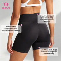 Custom 6-Inch Moderate Compression Training Shorts for Women