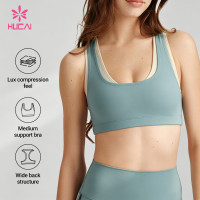 Custom Medium Support Wide Back Sports Bra for Women's Sportswear
