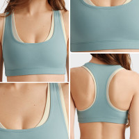 Custom Medium Support Wide Back Sports Bra for Women's Sportswear