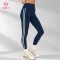 Custom Lux Compression 7/8 Side Stripe Leggings for Women's Sportswear