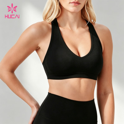 Custom Medium-High Impact Racerback Sports Bra for Women's Training