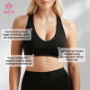 Custom Medium-High Impact Racerback Sports Bra for Women's Training
