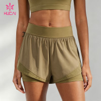 Custom 2-in-1 Running Shorts with Liner and Back Zipper Pocket