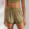 Custom 2-in-1 Running Shorts with Liner and Back Zipper Pocket