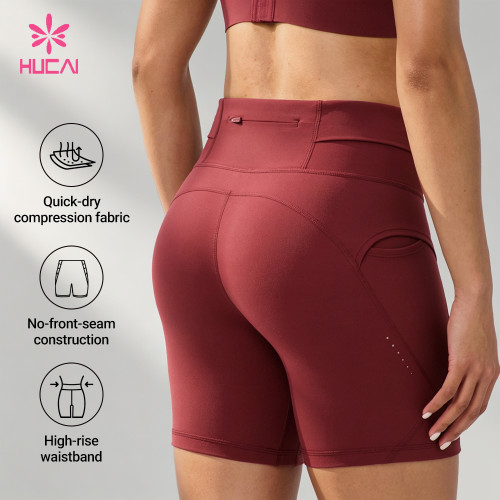 Custom 5-Pocket Compression Running Shorts with No Front Seam