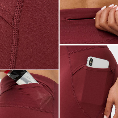 Custom 5-Pocket Compression Running Shorts with No Front Seam